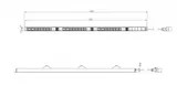 Блок розеток Hyperline SHE-18IEC-6BIEC-3V-3PVR