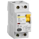 Выключатель дифференциальный (УЗО) IEK ВД1-63 2Р 63А 30мА MDV10-2-063-030