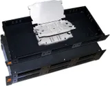 Кросс оптический 19" металлический, 1U на 3 адаптерные панели LANMASTER LAN-FOBM-RM-3P