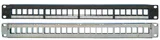 Наборная коммутационная панель 19”, 1U, 24 порта UTP/FTP Eurolan (27F-00-24BL)