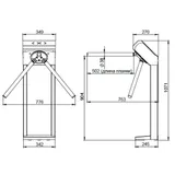 Турникет трипод 3V Model A SIGUR (MF) ТриВиТех