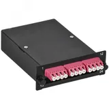 Кассета для кросса ST OM4 MPO female 3хLC-quad (12 ОВ)
