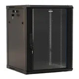 Шкаф настенный 18U Hyperline TWB-1866-GP-RAL9004
