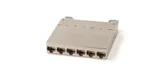 Кассета для медных претерминированных решений Hyperline PPTR-CSS-1-6xRJ45-C6A-SH-STL