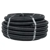 Труба гофр. ПНД с протяжкой d40 мм (25 м) черная EKF-Plast (tpnd-40n)