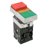 Кнопка LAY5-BW8465 &amp;quot;I-O&amp;quot; прямоугольная 230В NO+NC EKF PROxima