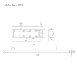 Дверной доводчик ISP 830 Slider (серебро)