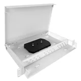 Кросс бокс оптический 19" на 24 SC(FC) со сплайс-кассетой, серый SYSMATRIX KPC 24 SC-FC.7 