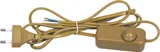 Сетевой шнур с диммером 230V 2м золото DM103200W 23057