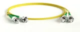 Патч-корд волоконно-оптический (шнур) SM 9/125 (OS2) Hyperline FC-D2-9-ST/AR-ST/AR-H-2M-LSZH-YL 