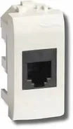 Розетка телефонная RJ12 Brava белая 1 модуль DKC 76120B (10 шт/уп)