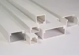 Кабель-канал 40x25, двойной замок, белый  (длина 2 м) (ПожТехКабель)