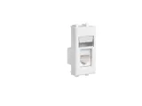 Компьютерная розетка "Белое облако" "Avanti" RJ-45 модульная,кат. 5е экран , 1 мод DKC 4400361