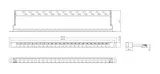 Модульная патч-панель 19&quot Hyperline PPBLHD-19-24S-SH-RM