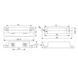 Извещатель магнитоконтактный ST-DM121NC-BR Smartec