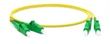 Патч-корд волоконно-оптический (шнур) SM 9/125 (OS2) Hyperline FC-D2-9-LC/AR-LC/AR-H-2M-LSZH-YL 