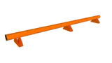 Колесоотбойник КО-76.2000.К металлический (серые, под заказ)