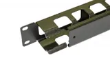 Кабельный организатор металлический с крышкой Hyperline CM-1U-ML-COV