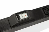 Блок розеток Hyperline SHE-18IEC-6BIEC-3V-3PVR