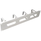 Кабельный органайзер 19" 2U, 5 колец, метал. цвет серый (RAL 7035) SYSMATRIX SA 0220.7000