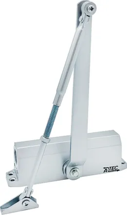 Доводчик механический вес двери 75 кг ATEC-D162E-SI (ATEC, Доводчик дверной, цвет серебристый)